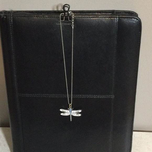 Cookie Lee silver chain with dragonfly pendant - Picture 2 of 7